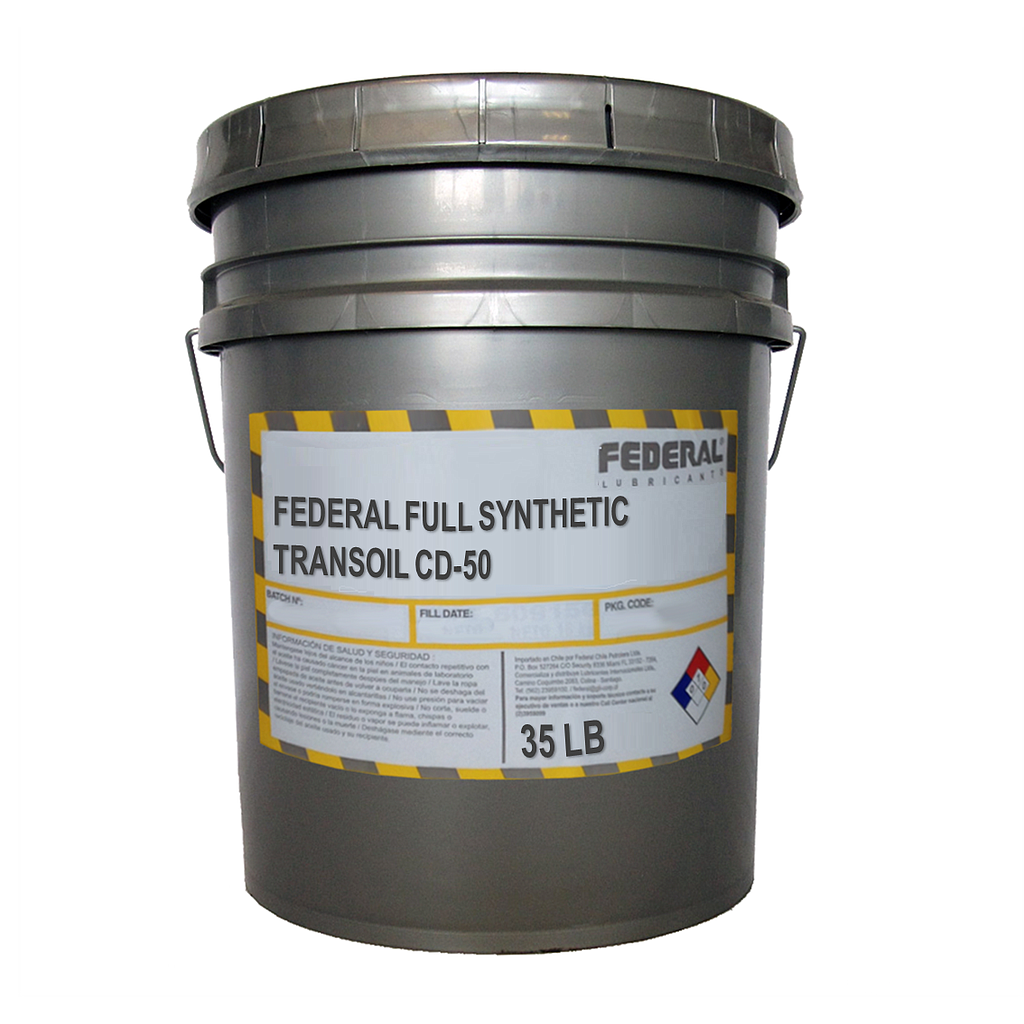 FEDERAL FULL SYNTHETIC TRANSOIL CD-50 BALDE 1X35 LB