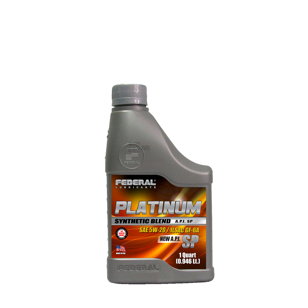 FEDERAL PLATINUM 5W20 SN PLUS CAJA 12X1/4 GL