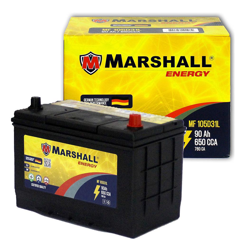 BATERIA MF105D31L CLASE 8, UN 2794 - 90 Ah, 650 CCA