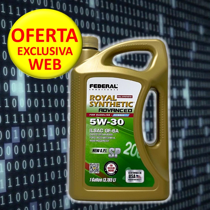 FEDERAL ROYAL SYNTHETIC ADVANCED 5W30 CAJA 3X1 GL  