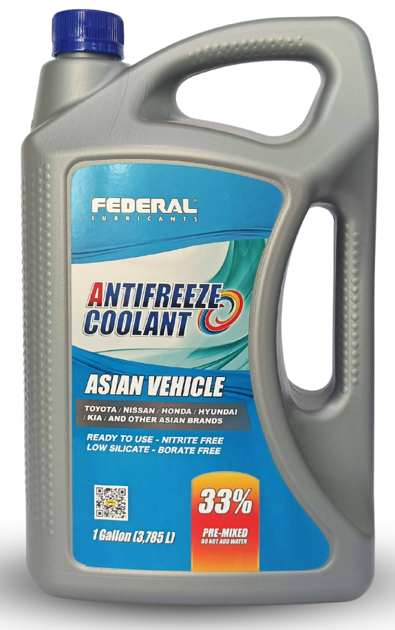 FEDERAL ANTIFREEZE COOLANT BLUE FORMULA 33% CAJA 3X1 GL