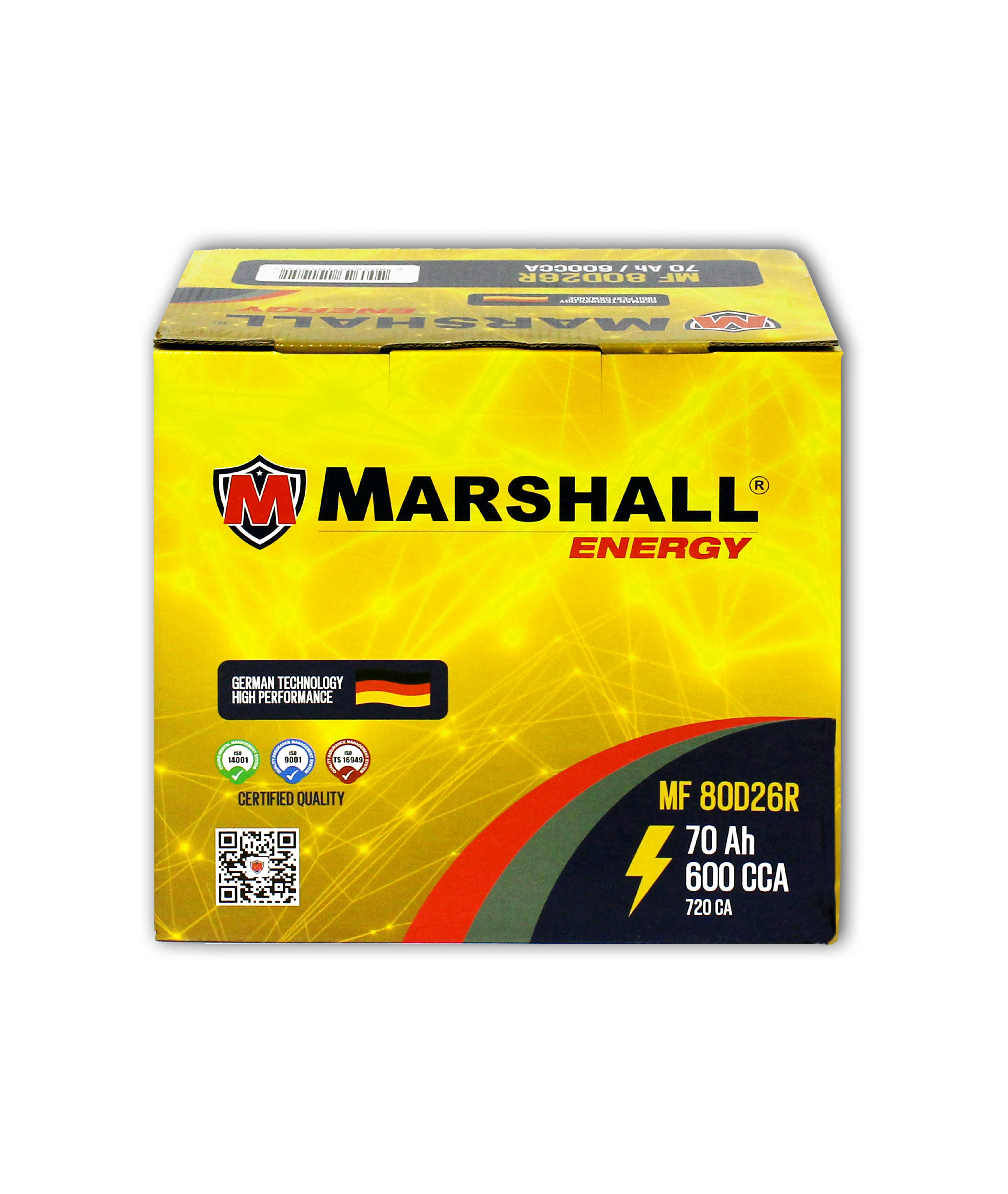 BATERIA MF80D26R 70 Ah - 600 CCA