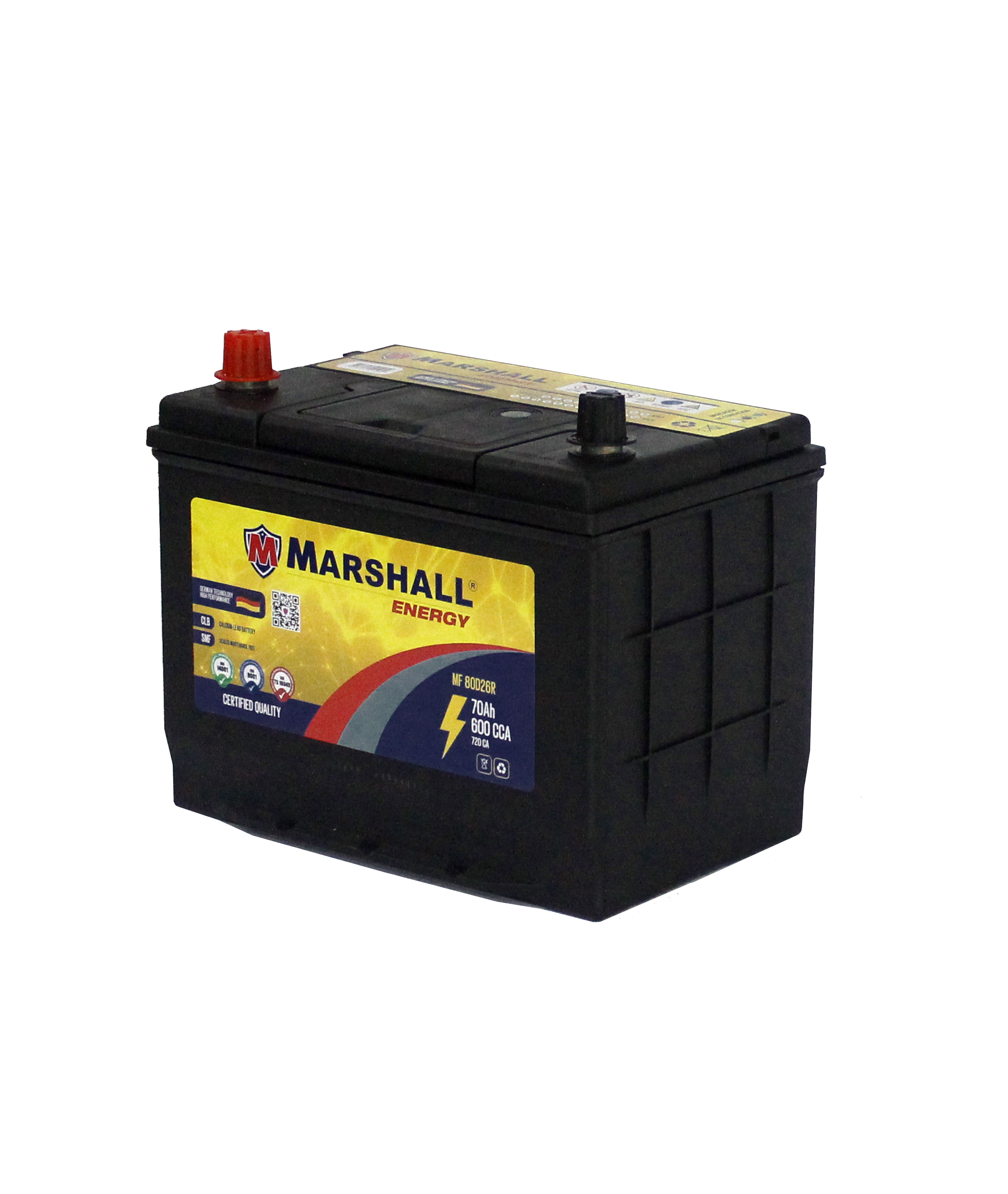 BATERIA MF80D26R 70 Ah - 600 CCA