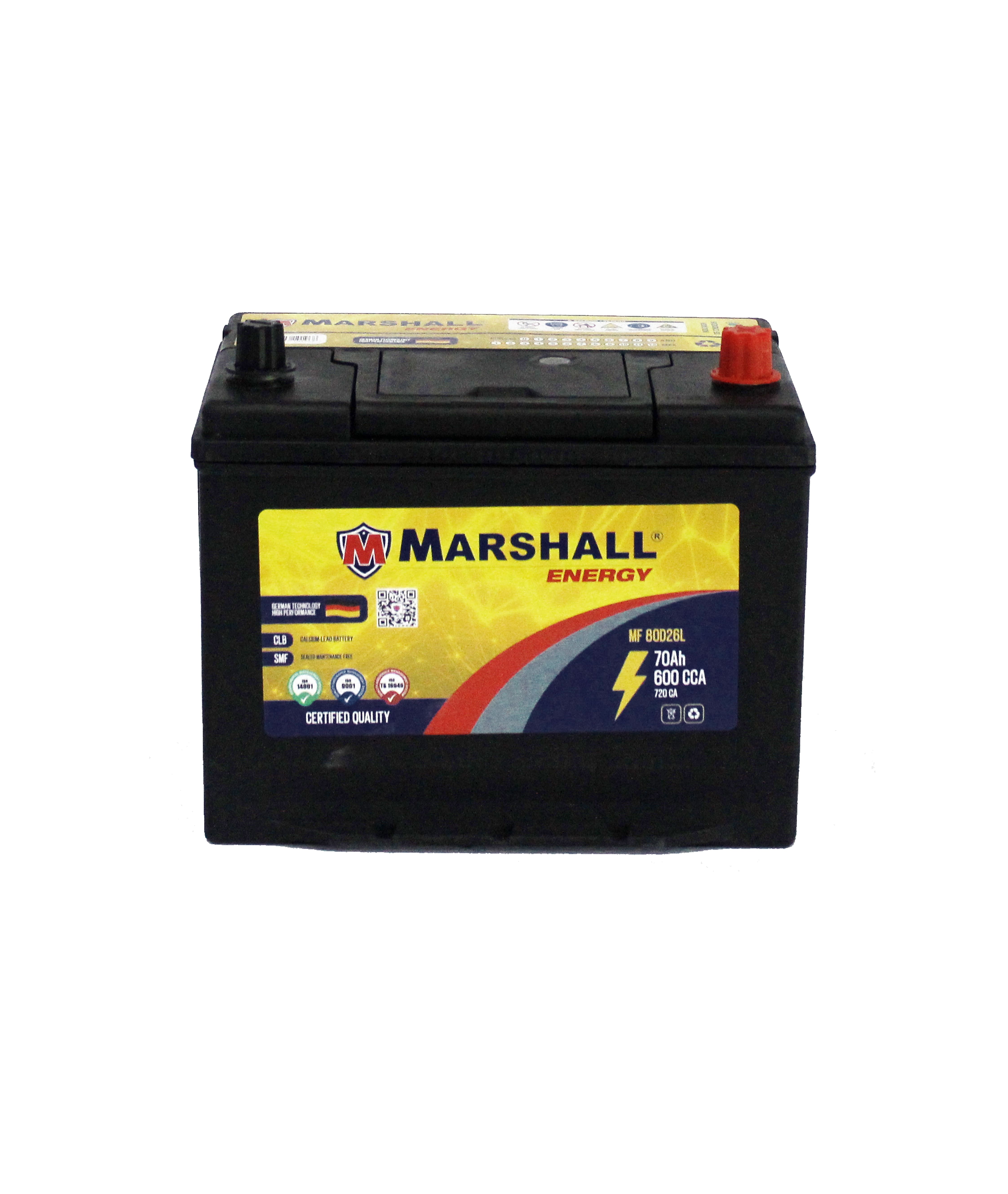 BATERIA MF80D26L 70 Ah - 600 CCA