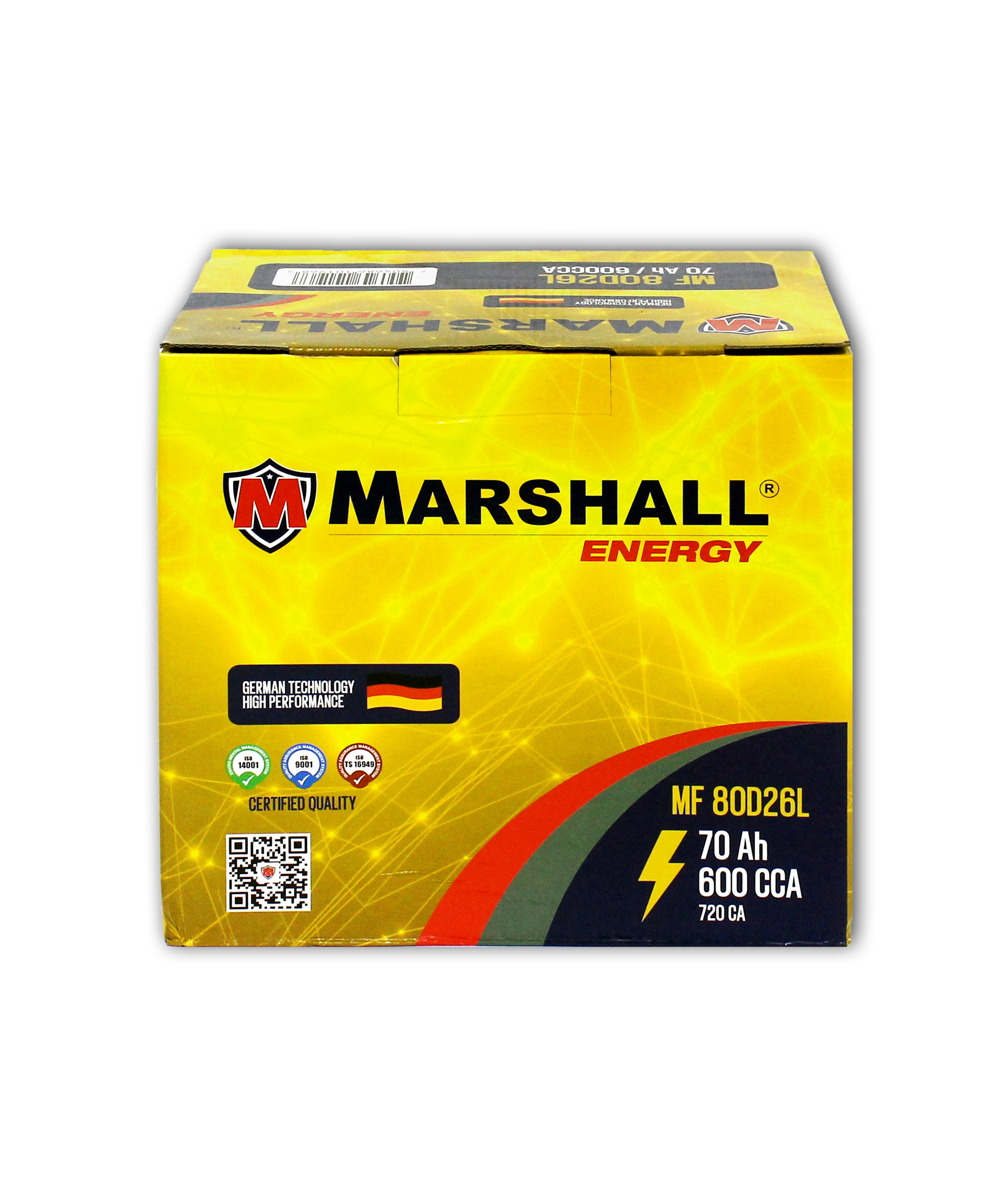 BATERIA MF80D26L 70 Ah - 600 CCA