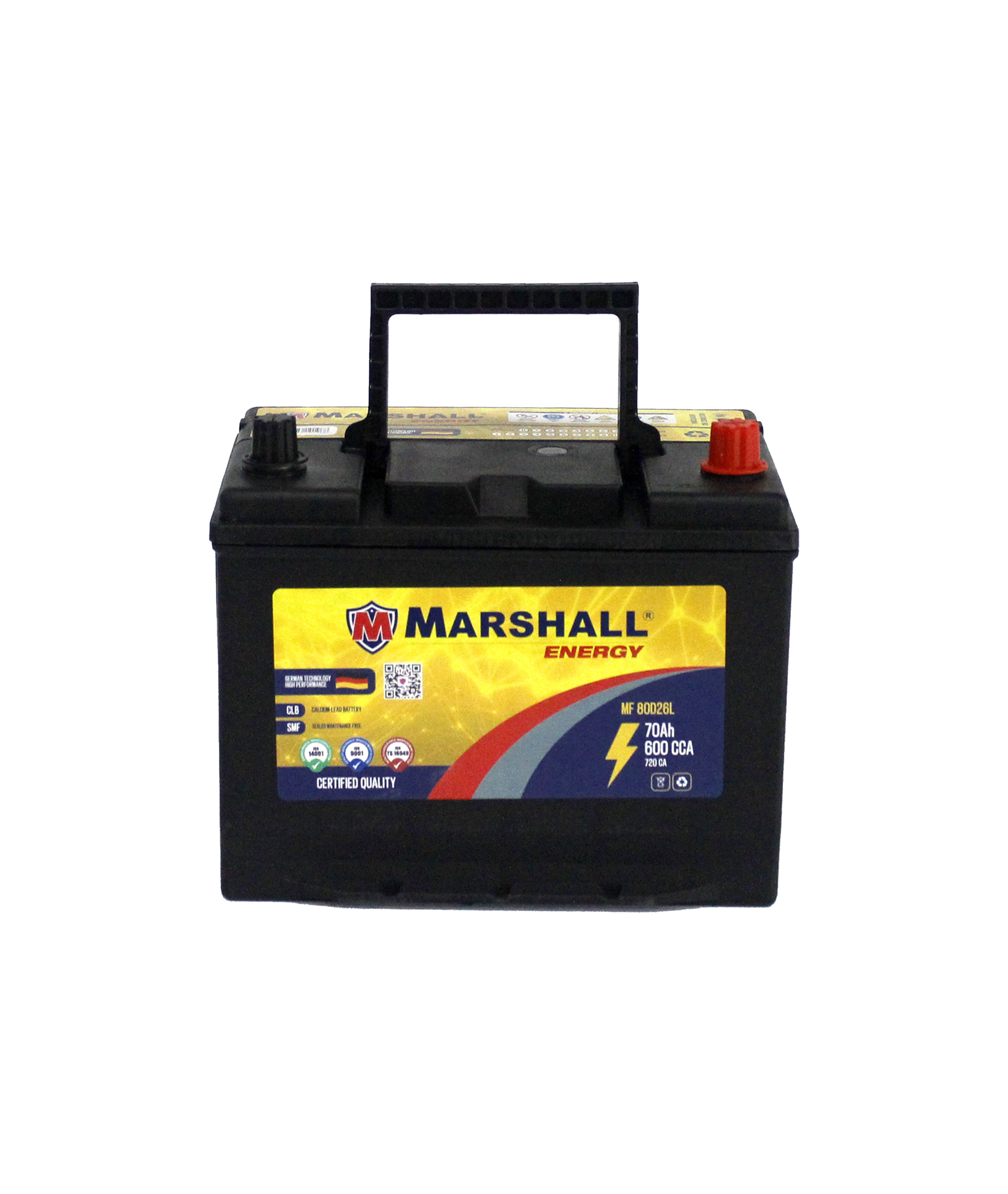 BATERIA MF80D26L 70 Ah - 600 CCA