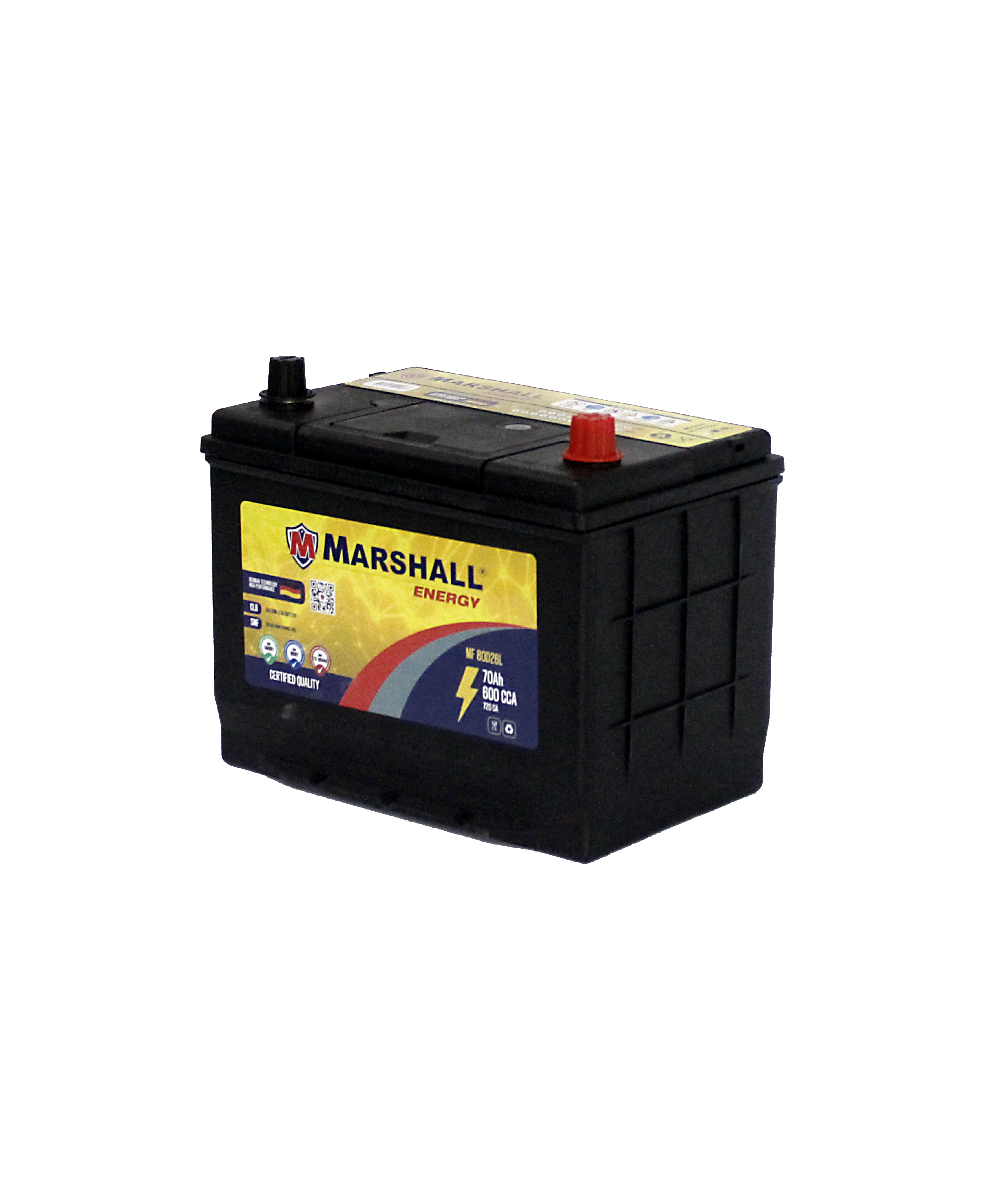 BATERIA MF80D26L 70 Ah - 600 CCA