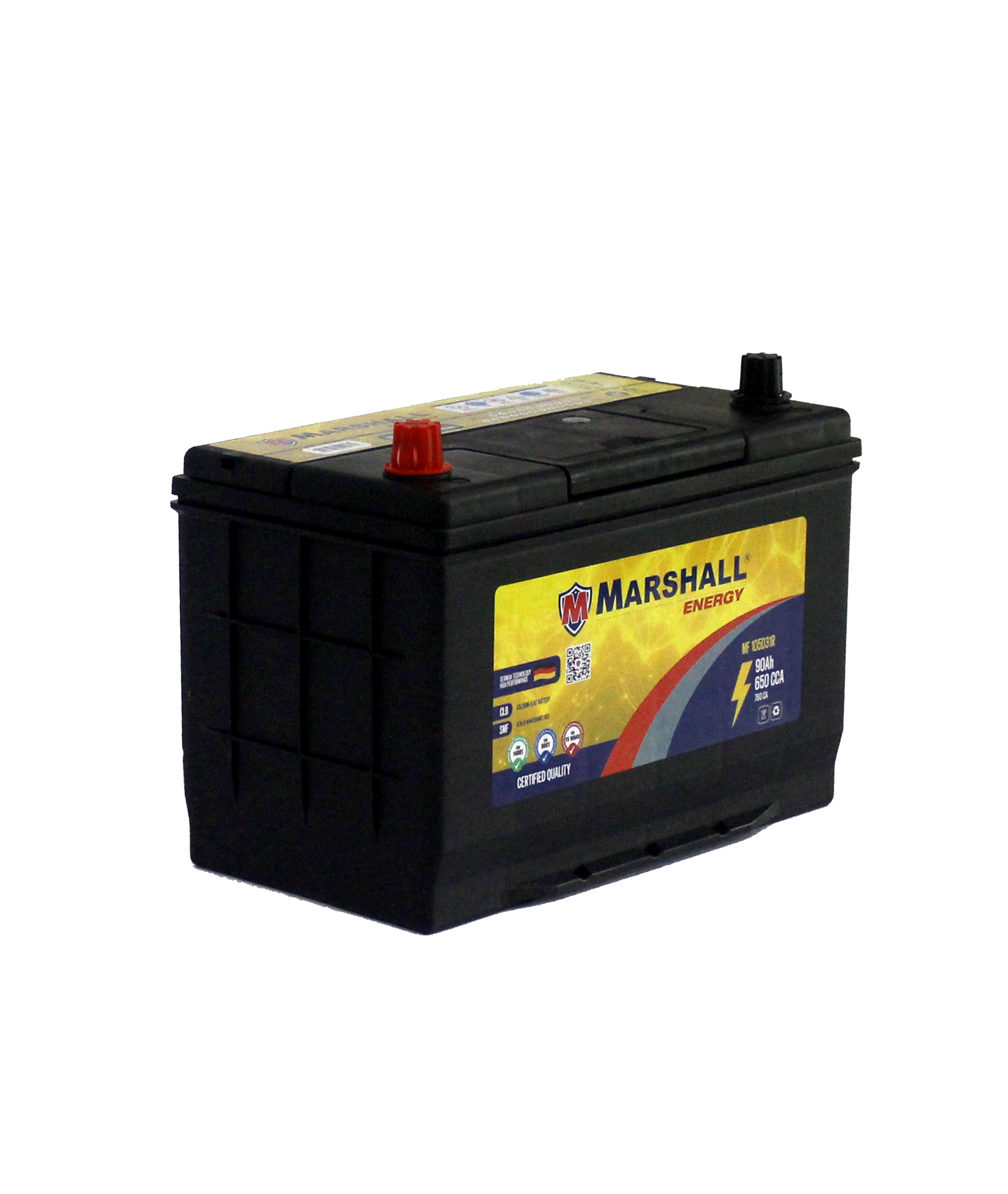 7804686101975BATERIA MF105D31R 90 Ah, 650 CCA - CLASE 8, UN 2794bat