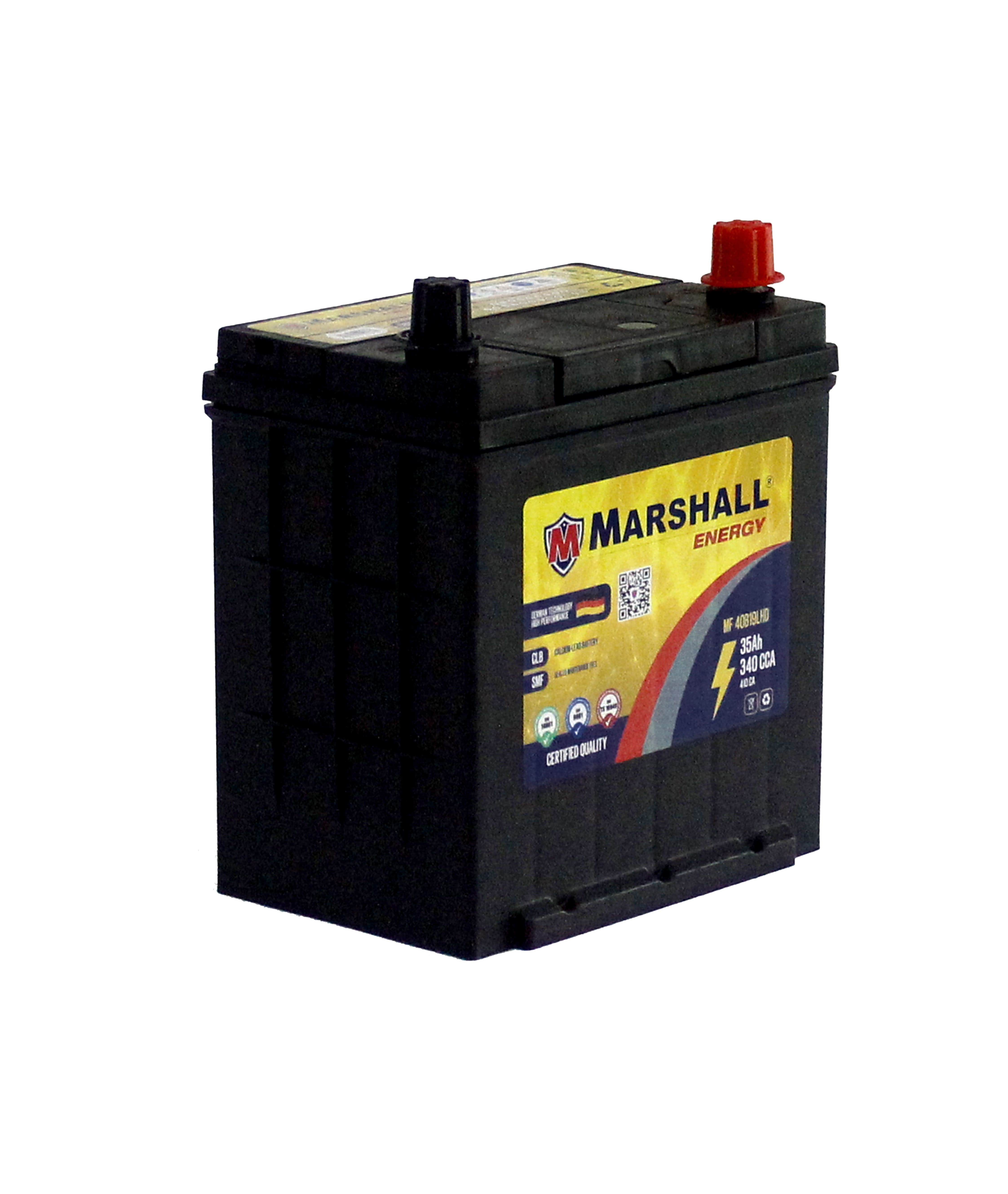 BATERIA MF40B19LHD 35 Ah, 340 CCA -CLASE 8, UN 2794