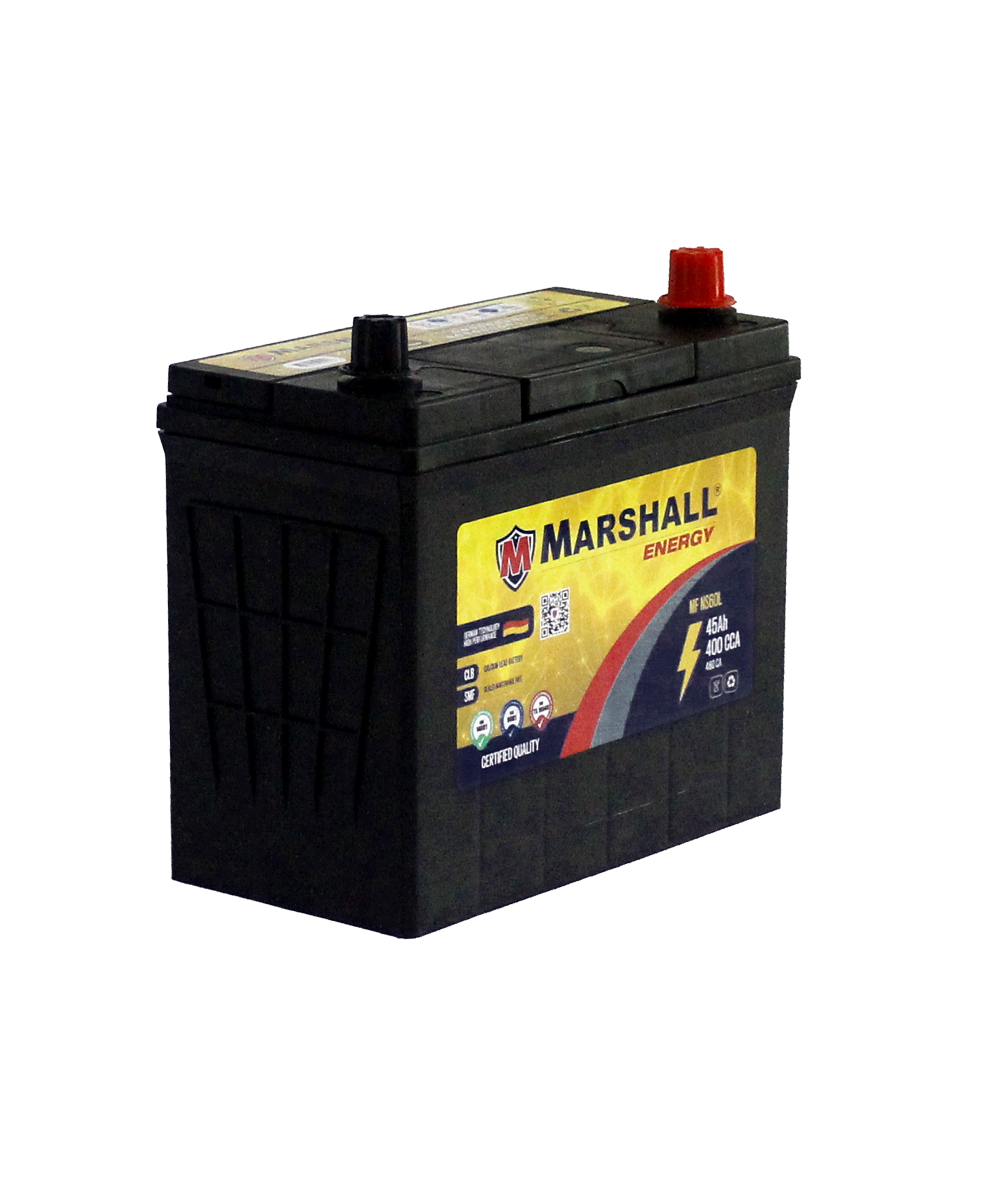 BATERIA MFNS60L 45 Ah, 400 CCA - CLASE 8, UN 2794
