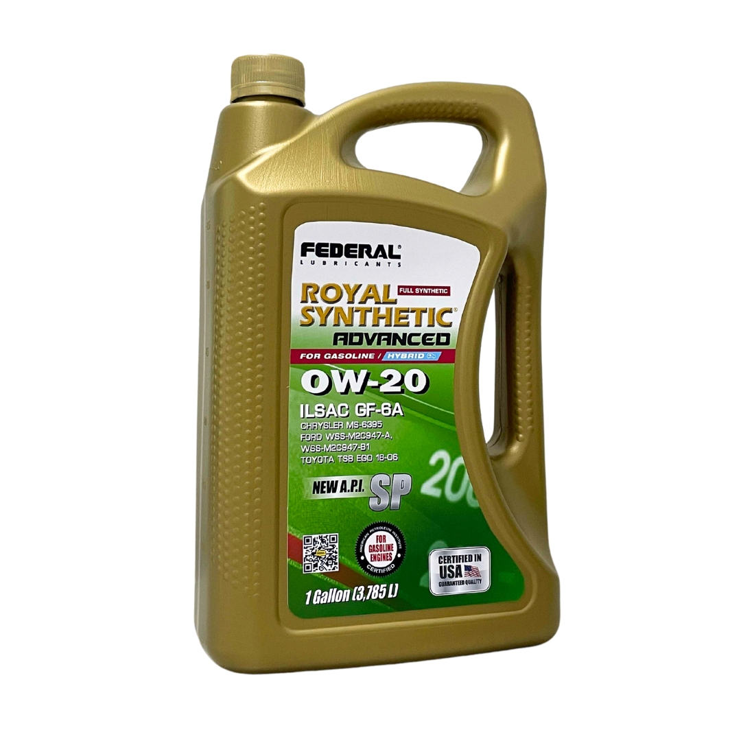 FEDERAL ROYAL SYNTHETIC ADVANCED 0W20 CAJA 3X1 GL