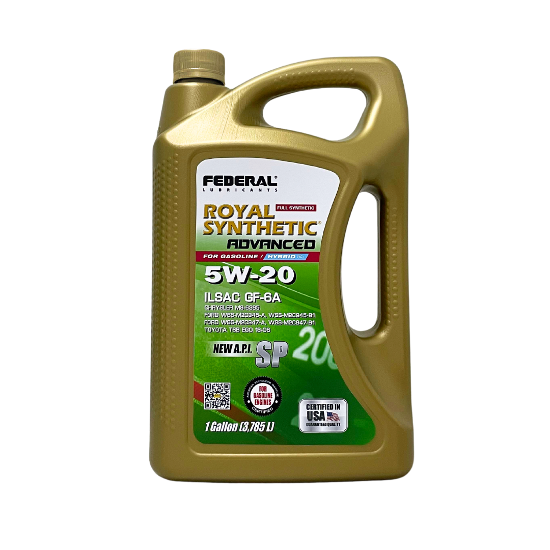 FEDERAL ROYAL SYNTHETIC ADVANCED 5W20 CAJA 3X1 GL