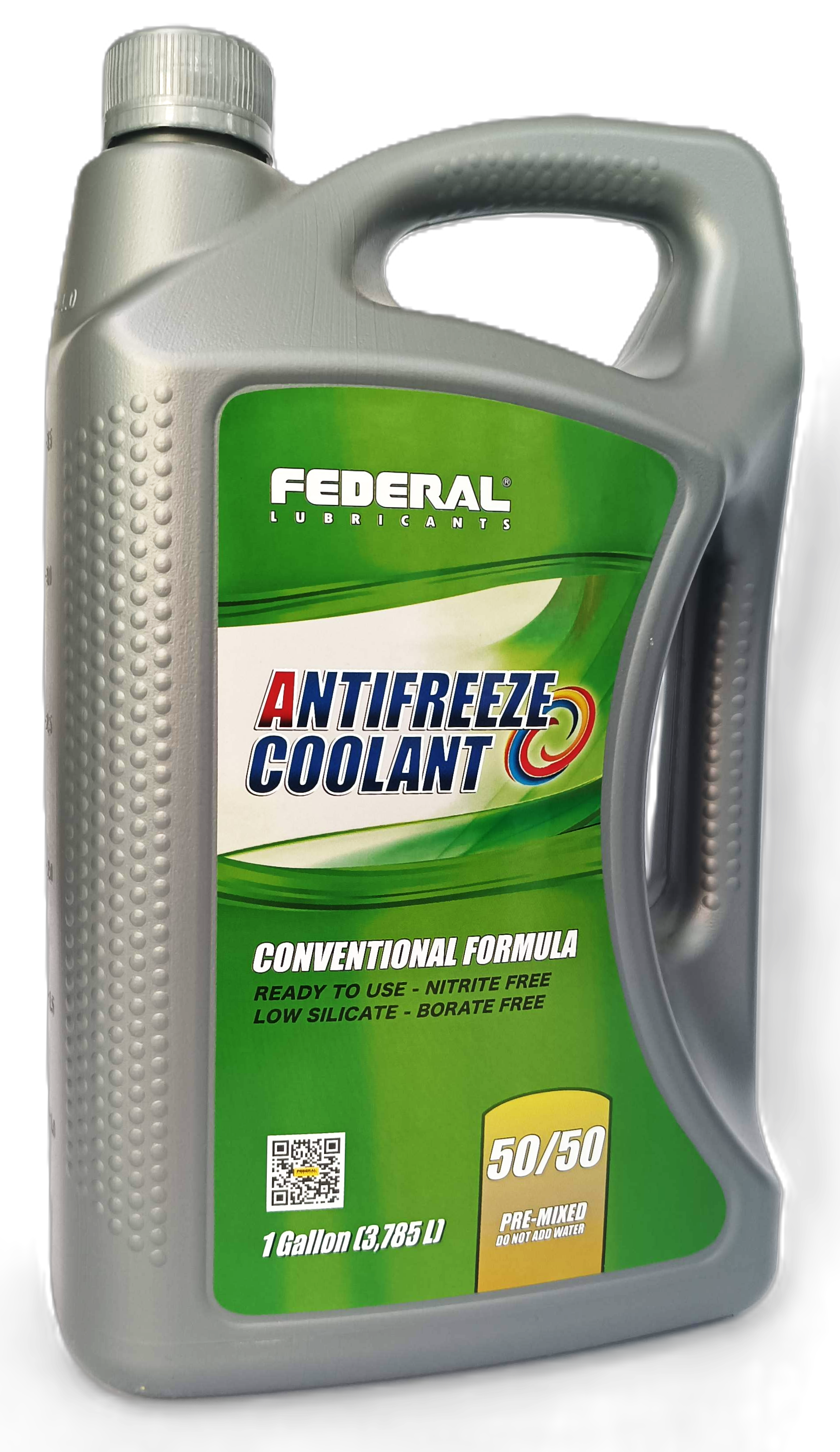 FEDERAL AUTOMOTIVE COOLANT ANTIFREEZE 50/50 CAJA 3X1 GL