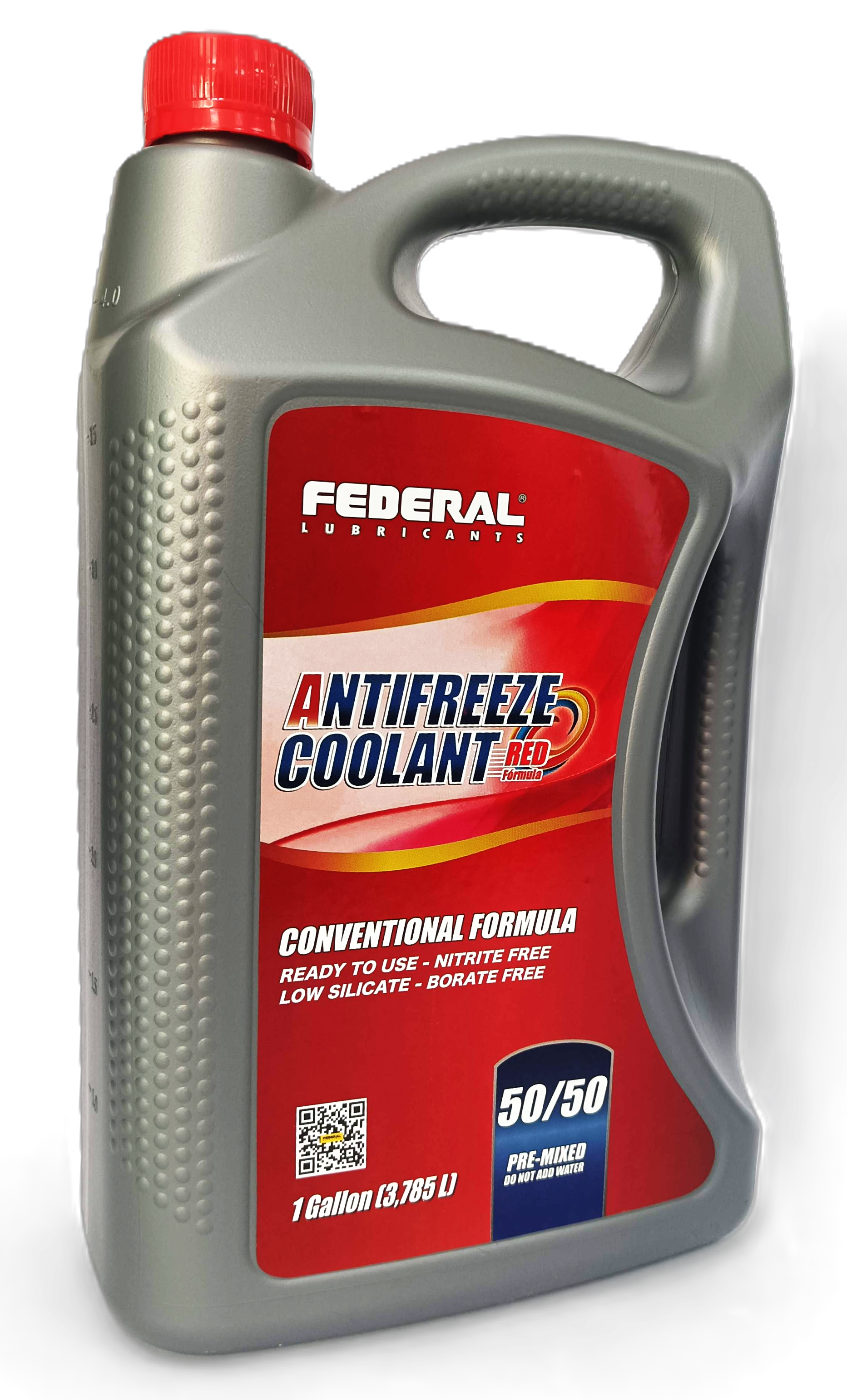  FEDERAL ANTIFREEZE COOLANT RED FORMULA 50/50 CAJA 3X1 GL