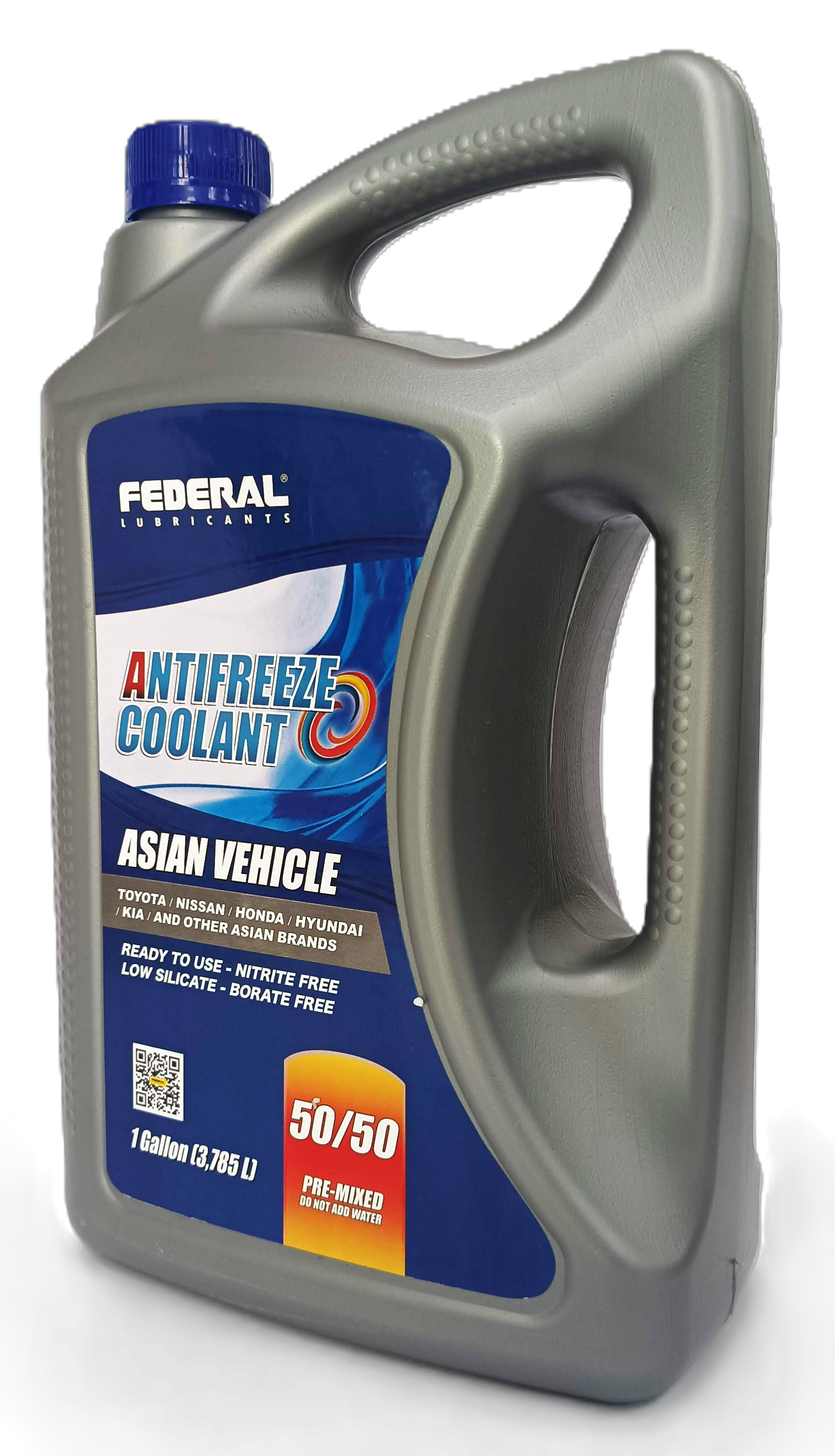 FEDERAL ANTIFREEZE COOLANT BLUE FORMULA 50/50 CAJA 3X1 GL