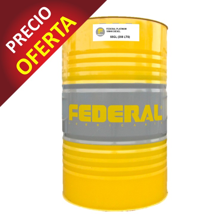 FEDERAL PLATINUM 10W40 DIESEL TAMBOR 1X55 GL