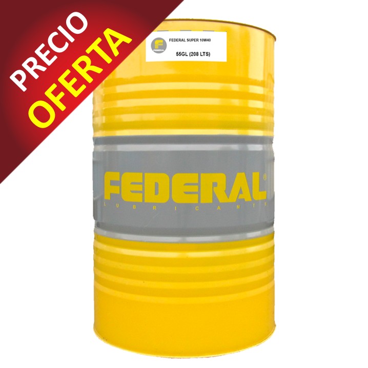 FEDERAL SUPER 10W40 TAMBOR 1X55 GL