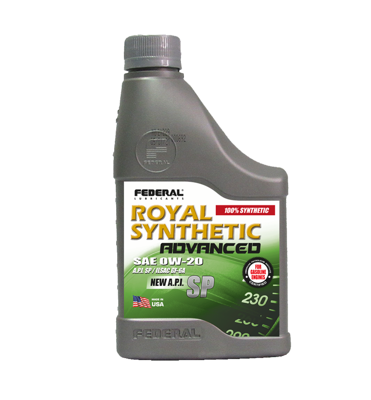 FEDERAL ROYAL SYNTHETIC ADVANCED 0W20 CAJA 12X1/4 GL