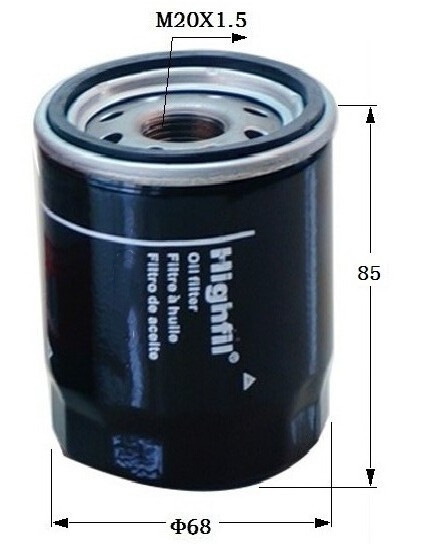 FILTRO HIGHFIL TH6817 (W610/82) 