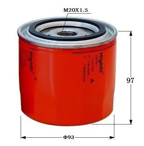 FILTRO HIGHFIL TF93113 (WK920/3)  