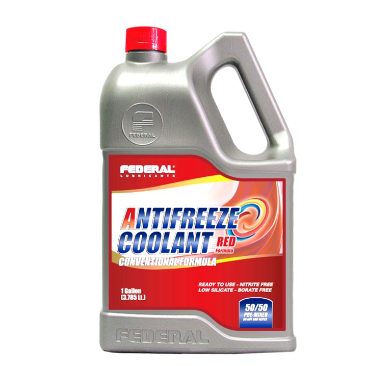 FEDERAL ANTIFREEZE COOLANT RED FORMULA 50% CAJA 6X1 GL