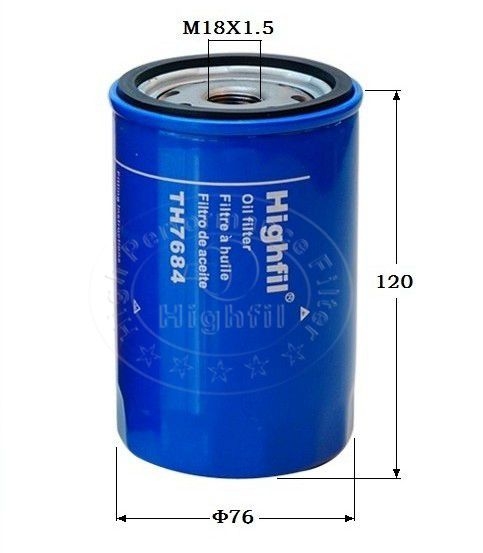 FILTRO HIGHFIL TH76106 (W818/10) 