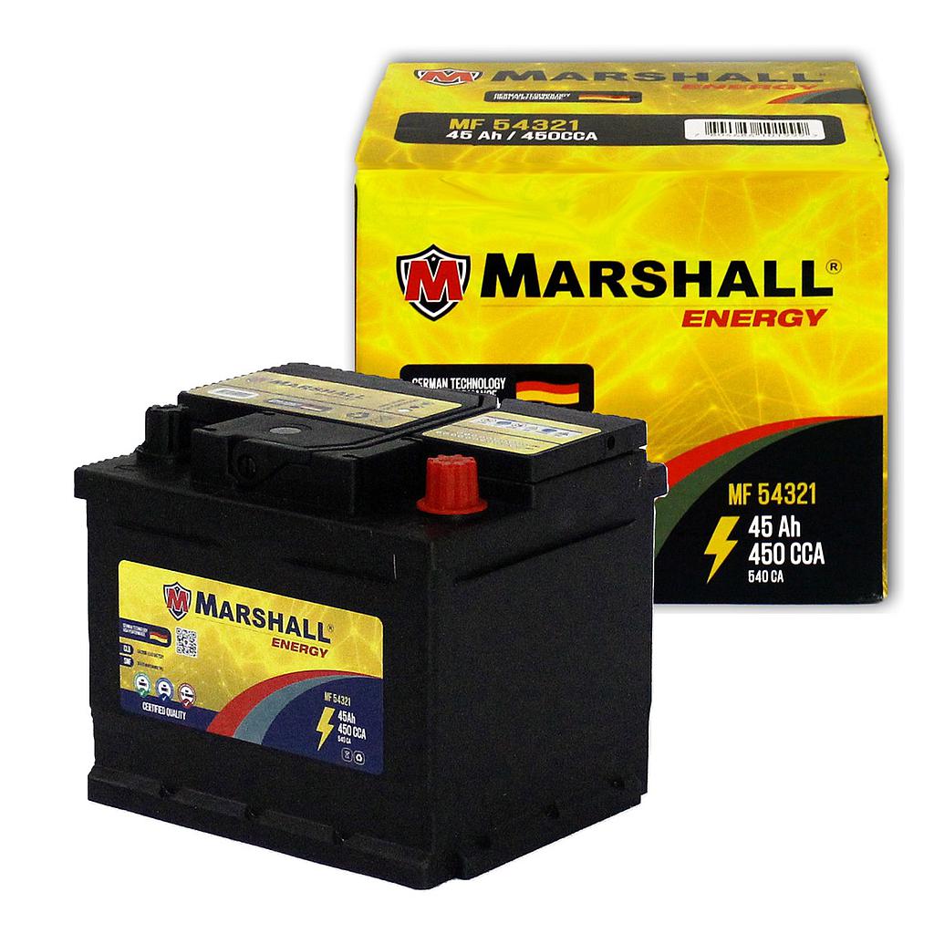 MARSHALL MF54321 CLASE 8, UN2794 - 45 Ah, 450 CCA