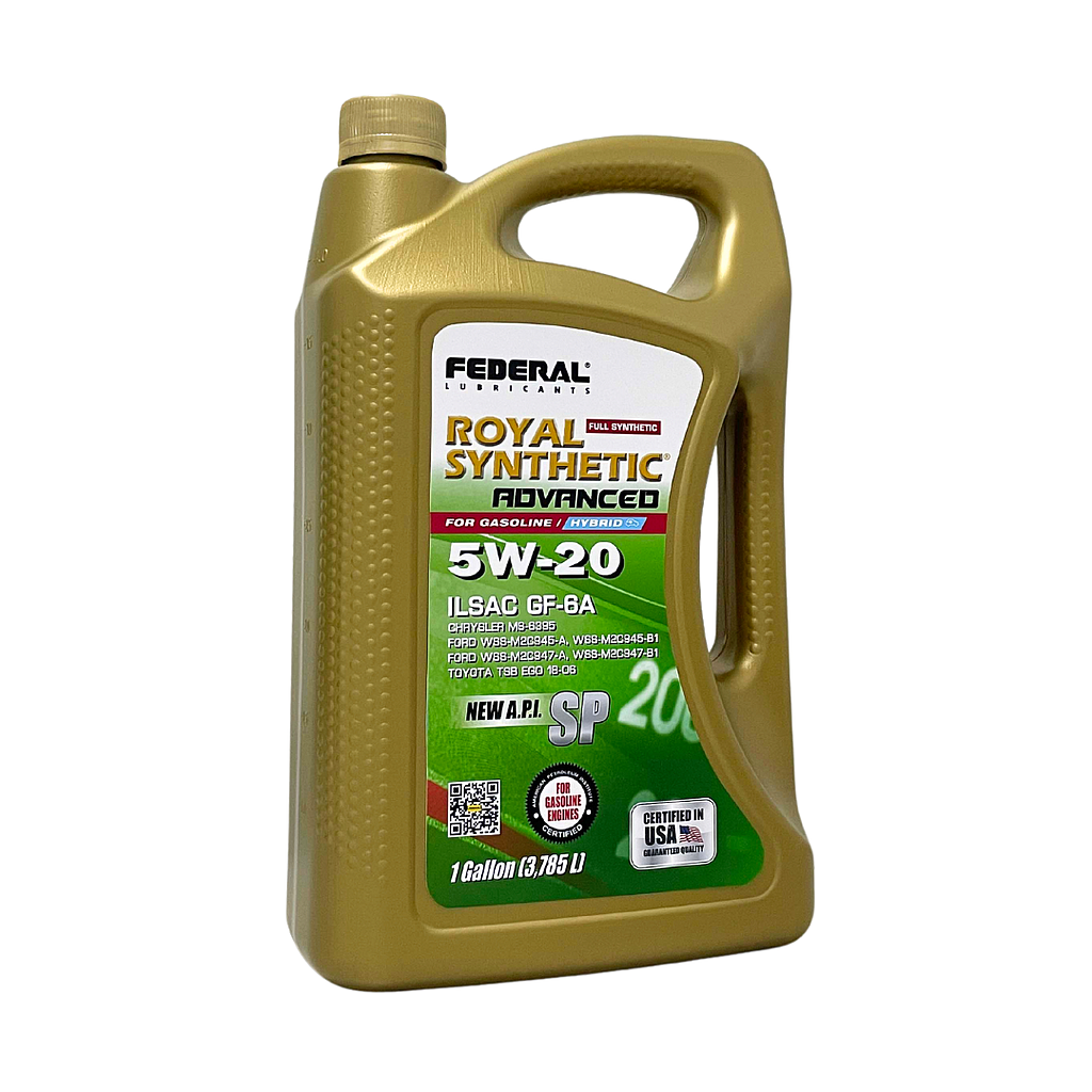 FEDERAL ROYAL SYNTHETIC ADVANCED 5W20 CAJA 3X1 GL