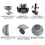 WASTE OIL DRAINER/EXTRACTOR - RECUPERADOR DE ACEITE GRAVEDAD Y SUCCION OD8532