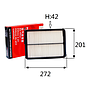 FILTRO HIGHFIL TA7709 (C28011)