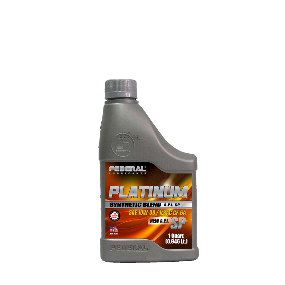 FEDERAL PLATINUM 10W30 SYNTHETIC BLEND SP CAJA 12X1/4 GL
