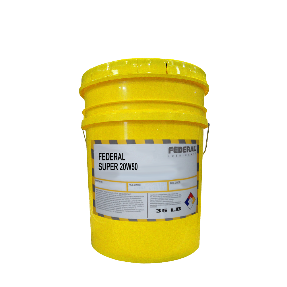 FEDERAL SUPER 20W50 BALDE 1X5 GL